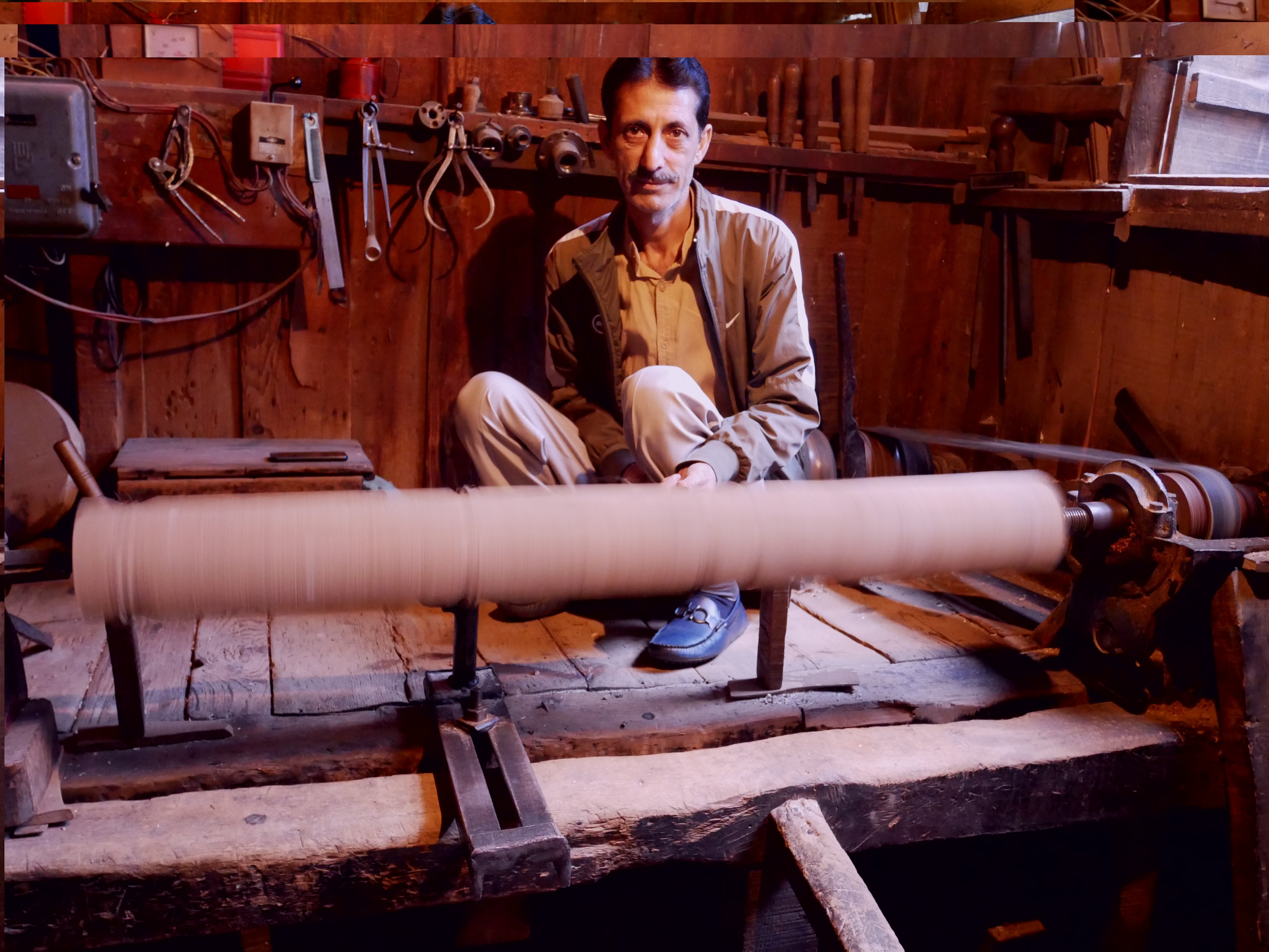 Saree canopy frame with handcrafted walnut wood rods | Boho bed canopy - The Shanti Home