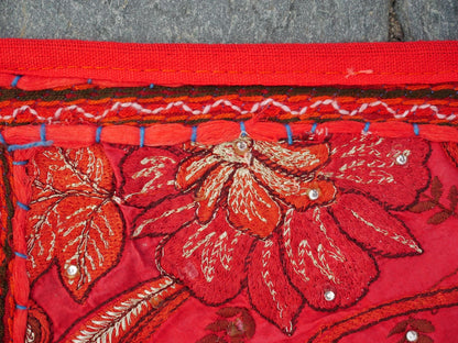 Indian Toran - door hanging - boho curtain - colorful window valance - The Shanti Home