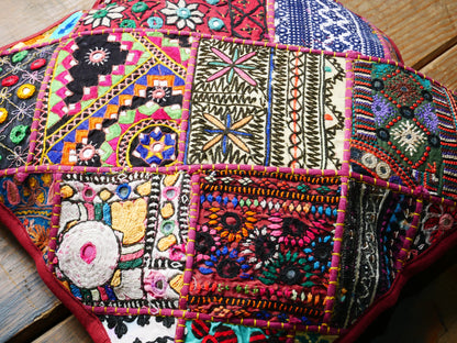 Set of 2 Boho pillow covers - Tribal patchwork throw pillow | colorful, decorative pillows | bohemian gypsy hippie decor. cushion COVER only - The Shanti Home